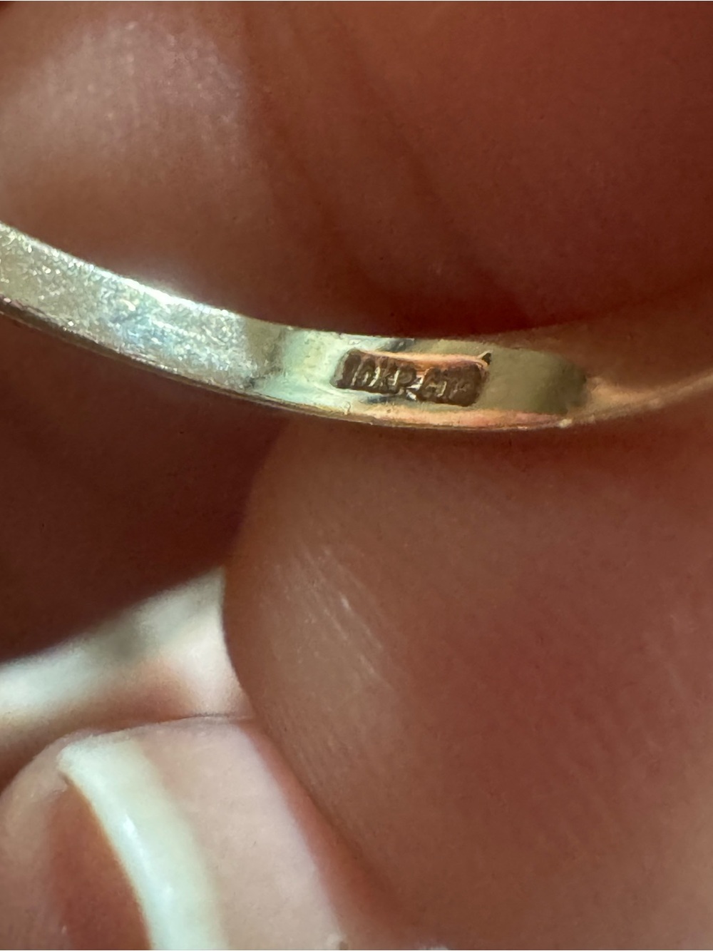 Vintage 10K Gold Ruby & Diamond Band Ring Size 7 Estate Fine Jewelry - Picture 13 of 13